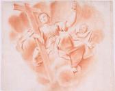 FRANCESCHINI Giacomo 1672-1672,Heavenly figures with Cross,Black Rock US 2013-06-16