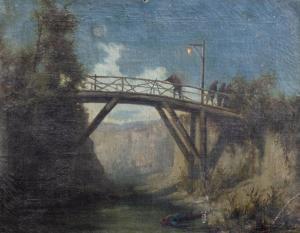 FRANCESCHINI Vincenzo 1812-1884,Sotto il ponte,Finarte IT 2022-11-10