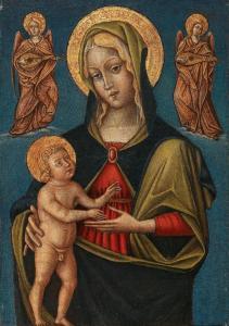 FRANCESCO DI GENTILE DA FABRIANO 1380-1427,The Madonna and Child with,15th Century,Palais Dorotheum 2020-06-09