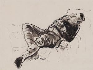 FRANCHI Rene 1912,Homme endormi,Millon & Associés FR 2012-03-19