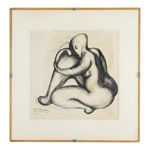 FRANCHINA Nino 1912-1988,Nudo femminile,1947,Bertolami Fine Arts IT 2024-01-10