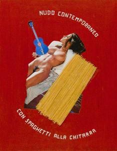 FRANCIA Claudio 1952,Con spaghetti alla chitarra,ArteSegno IT 2012-05-26