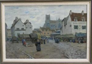 FRANCIS George Charles 1860-1940,French townscapes,Reeman Dansie GB 2022-02-15