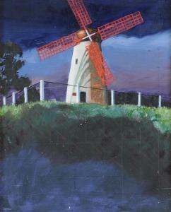 FRANCIS Ivor Pengelly 1906-1993,Windmill Mt Barker,Elder Fine Art AU 2021-04-18