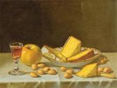 FRANCIS John F. 1808-1886,Still Life with Apple, Cake and Nuts,Shannon's US 2010-10-28