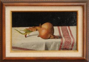 FRANCIS John F. 1808-1886,STILL LIFE WITH ONION ONTABLECLOTH,Stair Galleries US 2011-03-19