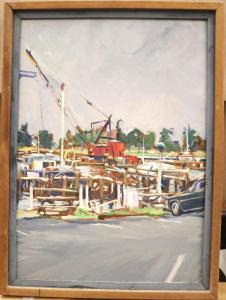 FRANCIS Michael 1900-1900,Old Town Harbor,c. 1972,Sloans & Kenyon US 2023-07-27