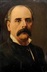 FRANCISCO ALFARO 1800,RETRATO DE CABALLERO.,1881,Morton Subastas MX 2013-08-29