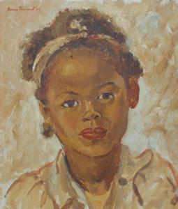 FRANCK Bruce William 1907-1970,Portrait of a South African Girl,Burchard US 2015-08-23