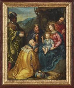 FRANCKEN Frans II 1581-1642,Anbetung des Christuskindes,Dobritz DE 2024-03-09