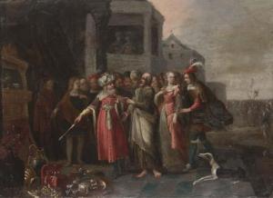 FRANCKEN Frans II 1581-1642,Croesus and Solon,Christie's GB 2003-12-12
