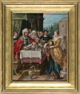 FRANCKEN Frans II 1581-1642,El banquete de Herodes,Balclis ES 2016-12-21