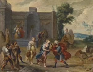 FRANCKEN Frans II 1581-1642,Rebecca at the well,Christie's GB 2003-12-12