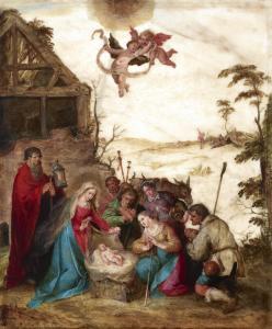FRANCKEN Frans II 1581-1642,The Adoration of the Shepherds,1621,Christie's GB 2024-01-31