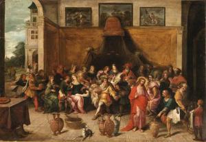 FRANCKEN Frans II 1581-1642,The Marriage at Cana,Christie's GB 1998-06-03