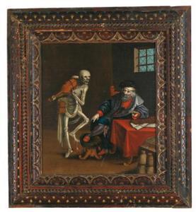 FRANCKEN Frans III 1607-1667,L’’avaro e la morte,Palais Dorotheum AT 2008-12-11