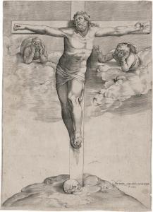 FRANCO Giacomo 1556-1620,Christus am Kreuz,Galerie Bassenge DE 2023-06-07