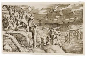 FRANCO IL SEMOLEI Giovanni Battista 1498-1561,Il diluvio universale,Gonnelli IT 2012-06-14