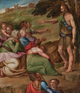 FRANCO IL SEMOLEI Giovanni Battista 1498-1561,Sermon of Saint John the Baptist,Sotheby's 2024-01-31