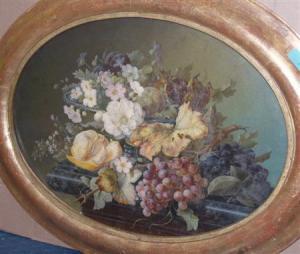 FRANCO Joseph Napoleon,Still Life with Flowers and Fruit,1850,William Doyle US 2009-10-21