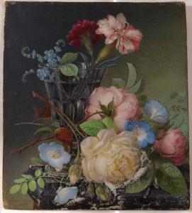 FRANCO Napoléon 1811-1859,Bouquet de fleurs,1852,Binoche et Giquello FR 2018-11-23