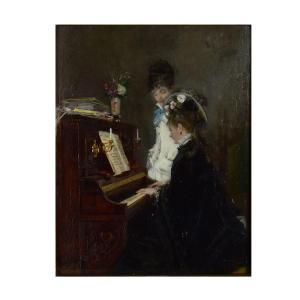 FRANCO Y SALINAS Luis 1850-1897,Piano Lesson,Kodner Galleries US 2023-07-19