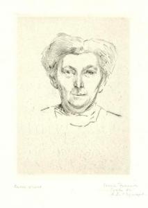 FRANK Erna 1881-1931,Portret kobiety,Rynek Sztuki PL 2011-01-23