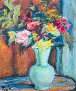 FRANK Frigyes 1890-1976,Still Life with Flowers,Pinter HU 2024-01-28
