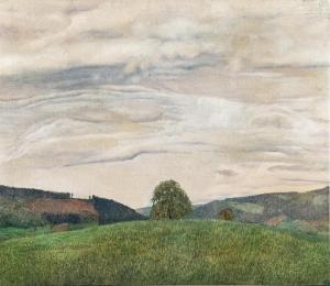 FRANK Hans 1884-1948,Landschaft mit Regenhimmel,Palais Dorotheum AT 2024-03-14