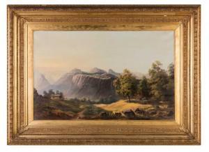 FRANK Louis 1879-1900,View from Kandalla,1880,Mossgreen AU 2017-11-28