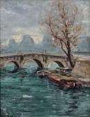 FRANK P,Le Pont Neuf, vu du quai des Grands-Augustins,Lucien FR 2019-03-18