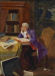 FRANKE Albert Julius 1860-1924,"Absorbing Reading",Palais Dorotheum AT 2011-02-15