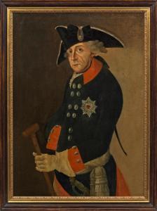 FRANKE Johann Heinrich Chr 1738-1792,Porträt König Friedrich II. von Preußen,Schloss DE 2021-05-08