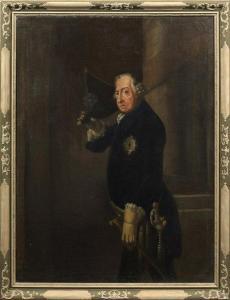 FRANKE Johann Heinrich Chr 1738-1792,Porträt König Friedrich II. von Preußen mit zum G,3008,Schloss 2019-12-07