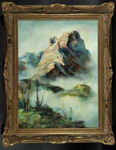 Franken Willy 1911-2001,Am Gipfel des Matterhorn mit Nebel,Allgauer DE 2015-07-09