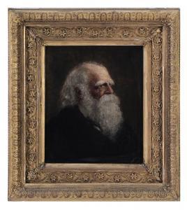 FRANKESTEIN godfrey n. 1820-1873,Portrait of William Cullen Bryant,Brunk Auctions US 2013-03-23
