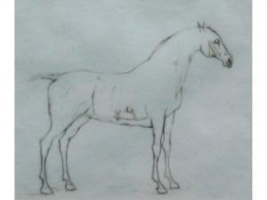 FRANKLAND SIR Robert 1784-1849,A STUDY OF A HORSE,Penrith Farmers & Kidd's plc GB 2014-11-26
