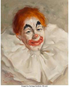 FRANKS Leon 1914-1970,Eleanor Powell's Clown from the series Ringling Br,Heritage US 2020-04-09