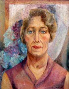 FRANKS NONA LONORE 1920-2015,Self-Portrait,1959,Westbridge CA 2018-07-26