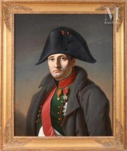 FRANQUE Joseph 1774-1833,Portrait en buste de l'empereur Napoléon en unifo,c.1812,Millon & Associés 2021-06-12