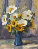 FRANQUINET Eugene 1875-1940,matilija poppies (wild sunflowers),Bonhams GB 2005-12-12