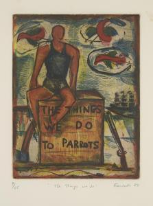FRANSELLA Graham 1950,Stoning, from Things We do to Parrots,1984,Rosebery's GB 2023-06-15