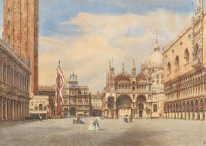 FRANZ Heinrich,Venice: Piazzetta, San Marco and the Doge\’s Palac,Palais Dorotheum 2019-11-06