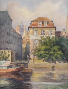 FRANZ Heinrich 1871-1942,VIEW OF OLD BERLIN – AM KRÖGEL,Hargesheimer Kunstauktionen DE 2021-03-13
