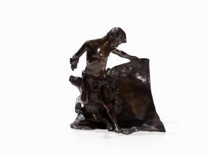 FRANZESE Giuseppe 1871-1956,Youth on a Stump,Auctionata DE 2015-04-17