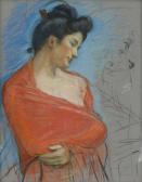 FRANZOSISCH 1800-1800,Portrait einer Dame,Galerie Bassenge DE 2019-05-31
