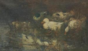 FRASER Alexander Coutts 1886-1939,Ducks by the stream,Bonhams GB 2023-03-29
