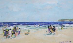 FRASER Donald Hamilton 1929-2009,Figures on a beach,Gorringes GB 2024-02-19