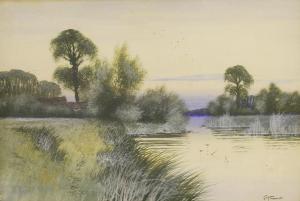 FRASER Frederick Gordon 1879-1931,River by dusk,Bonhams GB 2023-09-28