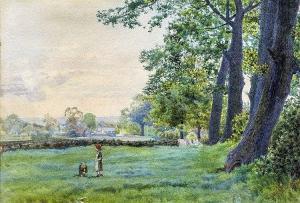 FRASER G.W 1800-1900,Children Picking Flowers in a Meadow,Rowley Fine Art Auctioneers GB 2016-08-31
